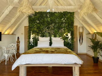 Cabane Indonésienne  avec Spa privatif