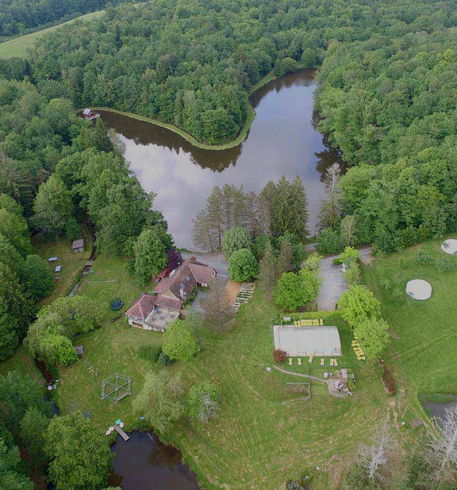 Etang de pêche en Périgord