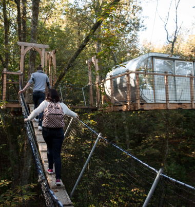 Cabane perchée 12 mètres