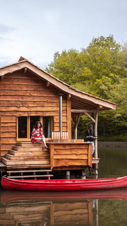 Cabane sur l'eau